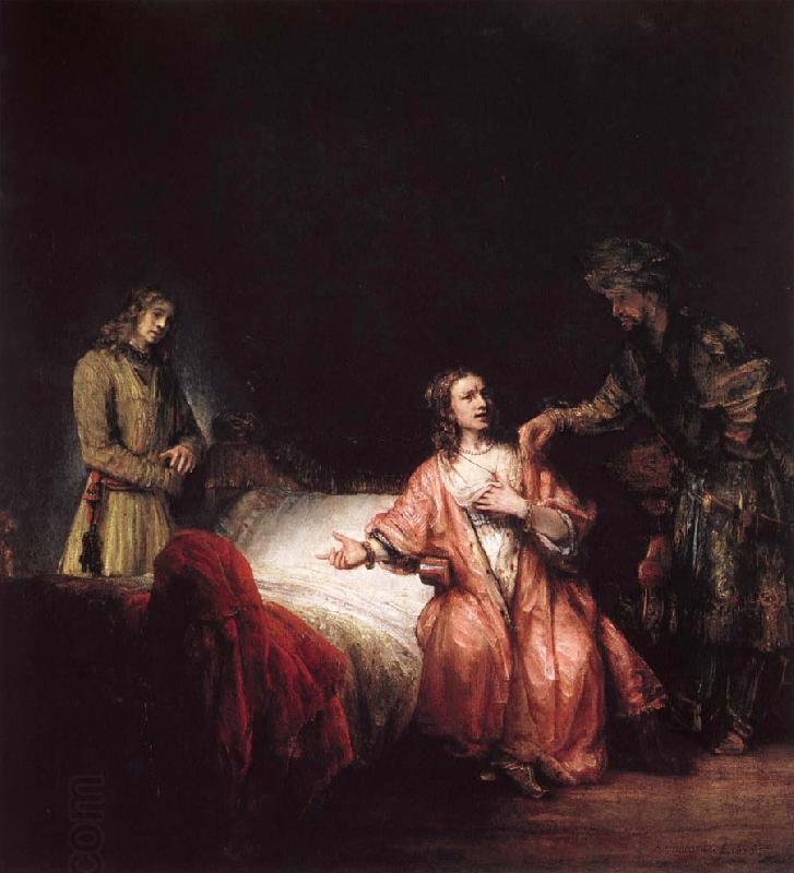 Rembrandt Harmensz Van Rijn Joseph is accused of Potifars wife China oil painting art